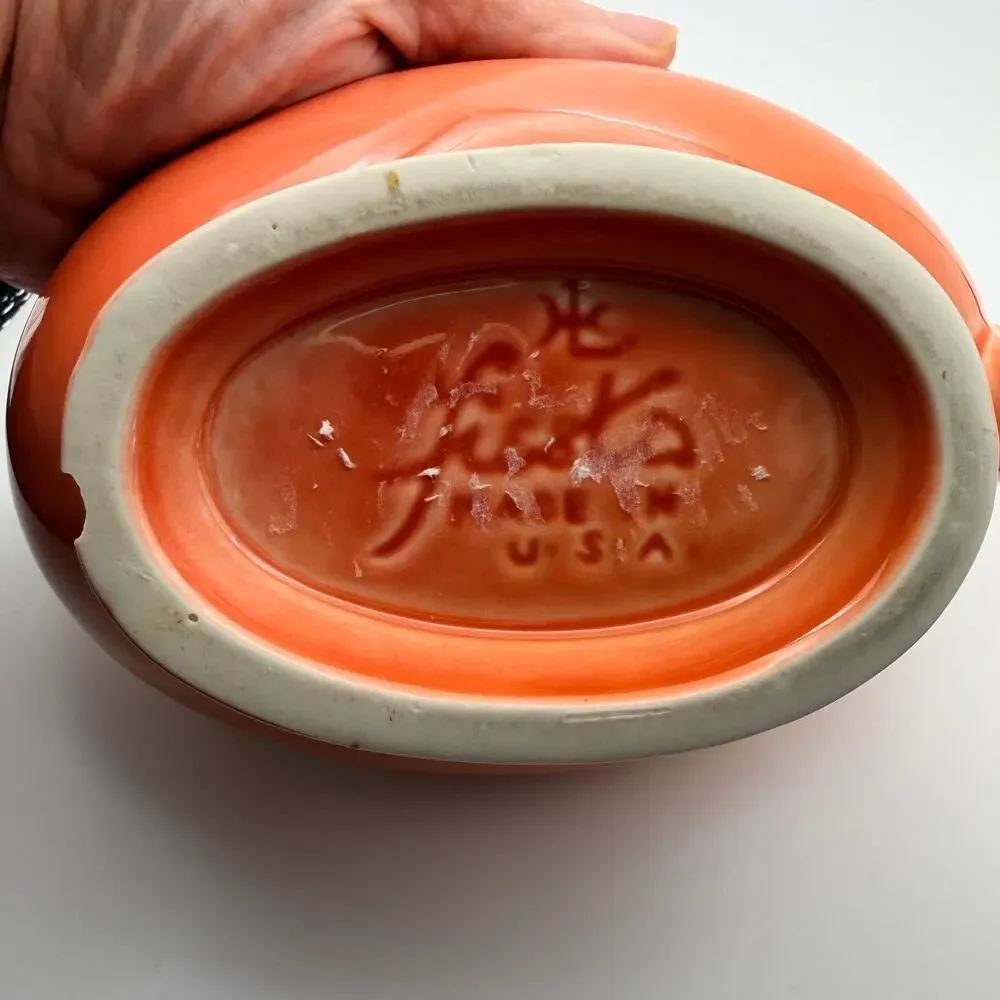 Homer Laughlin Fiesta Fiestaware Orange Gravy Boat Dish
